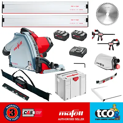 $1957.18 • Buy Mafell MT55 18M Bl 18V Cordless Plunge Cut Saw + 2x Guide Rail Clamps + Bag