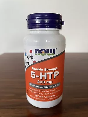 NOW Foods • 5-HTP Double Strength 200 Mg « 60 Veg Capsules • $29.40
