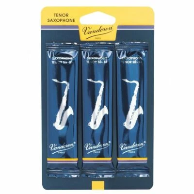 $37.02 • Buy Vandoren SR222/3 Tenor Sax Traditional Reeds Strength 2 - 3 Reeds 