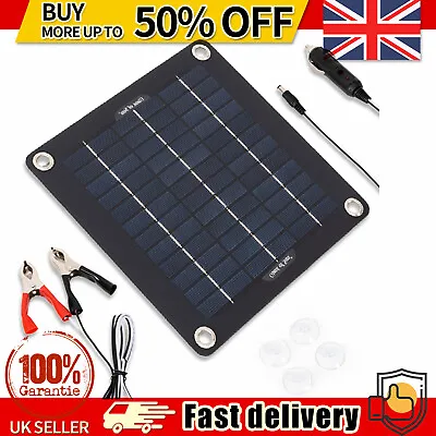 60W Solar Panel Kit Trickle 12V Battery Charger For Car Van Caravan RV Boat UK • £16.99