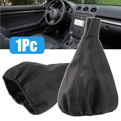 $6.96 • Buy 1X PU Leather Car Gear Stick Shift Knob Cover Boot Gaiter Cover Auto Accessories