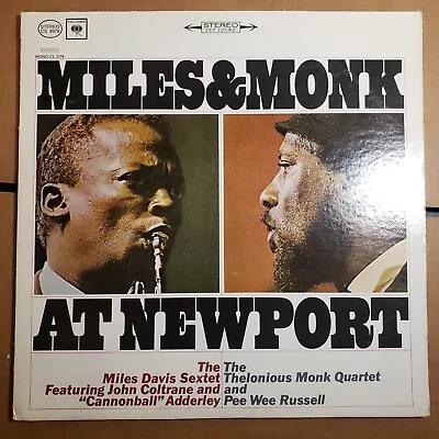 MILES DAVIS Thelonious Monk JOHN COLTRANE At Newport COLUMBIA CS-8978 Jazz • $28