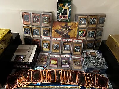 Yu-Gi-Oh Box + Vintage Items Graded Cards Free Gift! • £9.99