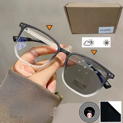 Photochromic Glasses Myopia Myopic Nearsighted Sunglasses -0.50 -1.0 -1.5 -6.0 E • $15.99