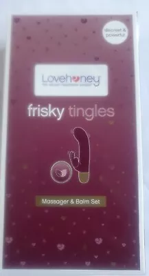 £19.99 • Buy Lovehoney FRISKY TINGLES  Massager & Balm Gift Set 
