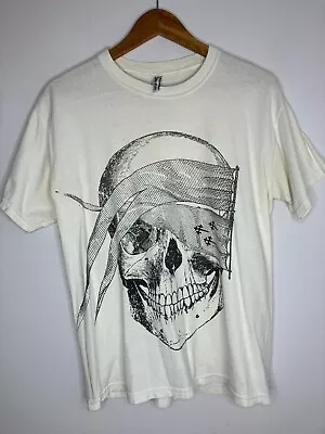 Maiden Noir Men's Medium Ivory Skull Men's T-Shirt READ • $19.99