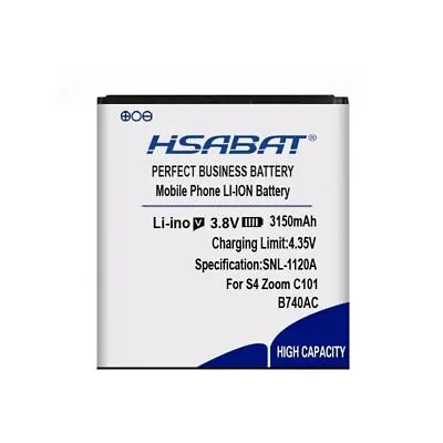 HSABAT 3150mAh B740AC Battery For Samsung Galaxy S4 Zoom SM-C1010 C105 NX3000 B7 • $29.94