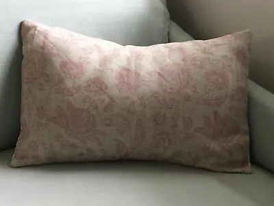 Cushion Covers In Cabbages And Roses Provence Toile Pink 16 X 12 Inch • £24