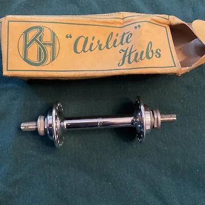 Vintage New-in-Box BH AIRLITE Track Pista Front Hub Chrome 36º.  England.  (NJ) • $200
