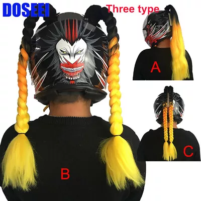 1pcs Motorcycle Helmet Ponytail Bicycle Helmet Pigtails Helmet Hair A054# • $20.66