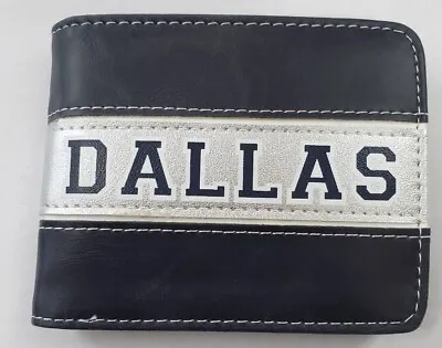 Dallas Cowboys Mens Wallet Western Bifold Style W083 Navy  • $11.99