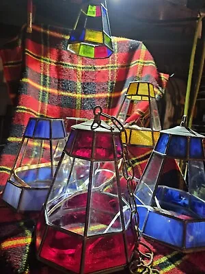 Vintage/ Antique Stained Glass Light Fixtures • $65