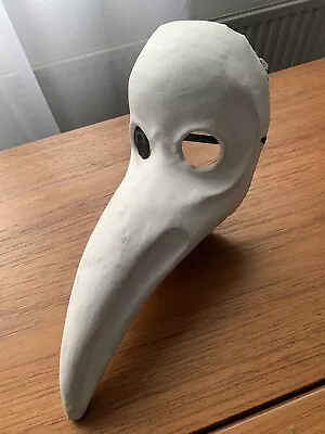 Venetian Commedia Dell Arte Plague Doctor Mask Hand Made By Ca’ Macana Venice • £35