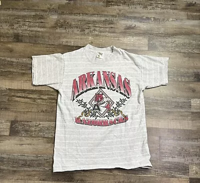 Vintage Arkansas Razorbacks T Shirt • $35