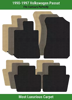 Lloyd Luxe Front & Rear Row Carpet Mats For 1990-1997 Volkswagen Passat  • $249.99