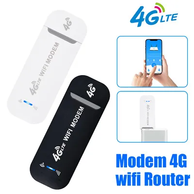 150Mbps 4G LTE Wireless WIFI USB Dongle Mobile Broadband Modem Sim Card Unlocked • $16.37