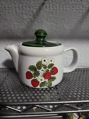 Vintage McCoy Teapot Strawberry #7129 • $9