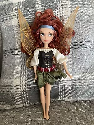 DISNEY Store The Pirate Fairy Fairies Zarina Figure Doll Toy With Flutter Wings • £10