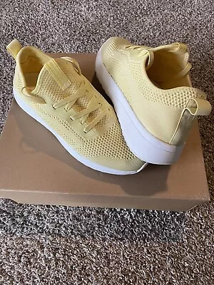 Marc O’polo Woman Trainers Yellow 00215263502600 In Cotton Blend Size 9.5 USA • £72.39