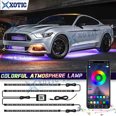 90x60 App Control Multi Function RGB LED Underglow Light For Ford Mustang Focus • $34.99