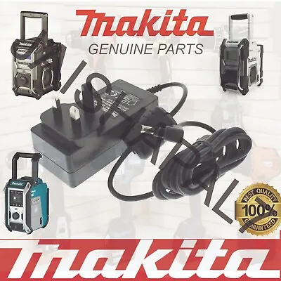 Makita 12V Job Site Radio Adapter Plg DAB BMR101 BMR104 DMR109 DMR110 SE00000066 • £24.99