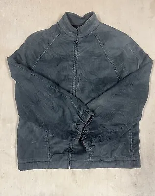 Men’s Vintage Gray Corduroy Sun Faded Zip Jacket • $34.99