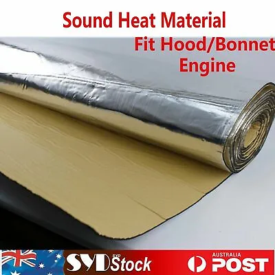 $50.74 • Buy 1.8Mx1M Foam Sound Deadener Heat Shield Insulation Car Ute Van Underlay Adhesive