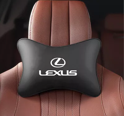Car Seat Headrest Neck Cushion Pillow Neck Supportor For Lexus Real Leather • $20.99