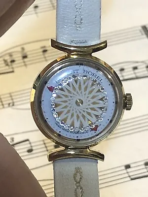 Vintage Ernest Borel Kaleidoscope Ladies Watch=run • $245