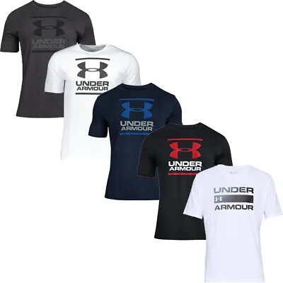 Under Armour  T-Shirt Mens T-Shirt Short Sleeve Cotton UA Graphic Crew Neck Top • £14.99