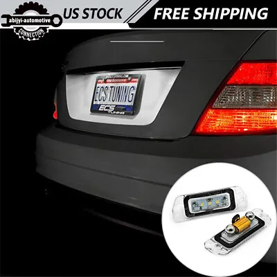 For Mercedes Benz ML GL R Class W164 X164 LED License Number Plate Lights 2Pcs • $11.75