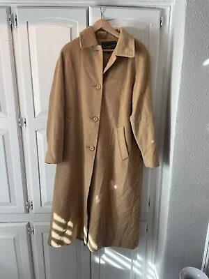 Pendleton Vintage Wool Camel Hair Trench Jacket Women Size 12 Jacket Rare • $60