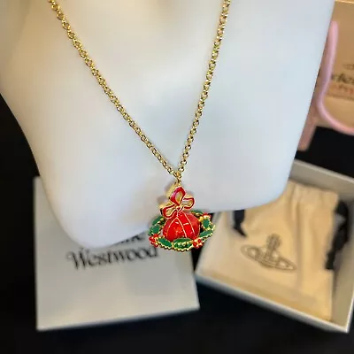 Vivienne Westwood Discontinued Limited Edition Christmas Orb Pendant Necklace • $99.97