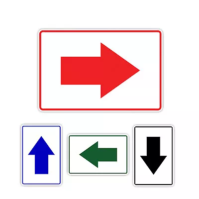 $11.99 • Buy Arrow Direction Left Right Down Up Metal Aluminum Sign