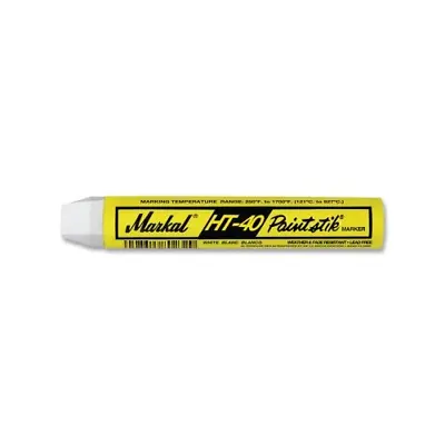 Markal Ht-40 Paintstik® Solid Paint Marker 3/4 Inches X 4.75 Inches L White • $13.26