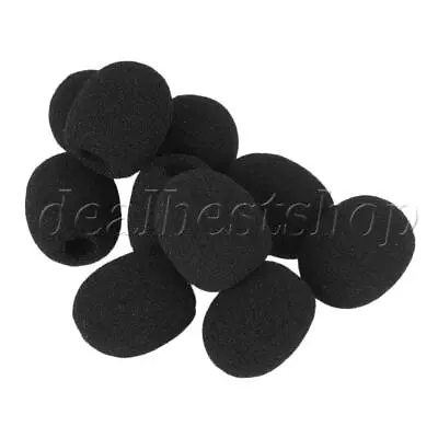 10 Pack Foam Mic Cover Handheld Microphone Windscreen EY-M05 Black • $8.28