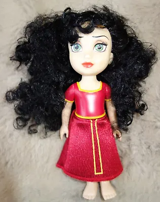 Disney Tangled Petite Deluxe Playset 6  Mother Gothel Doll Red Dress Rapunzel  • $16.90