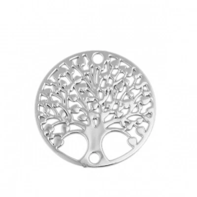 £5 • Buy Tree Of Life Conectors Pendant Charms Tibetan Silver 20mm Pack Of 50