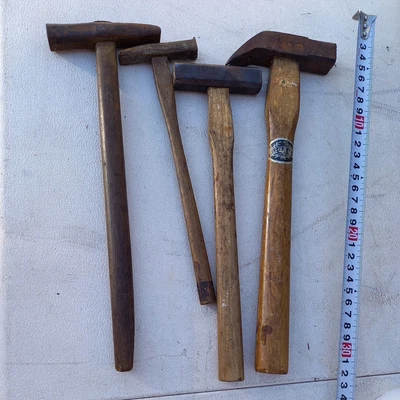 £73.74 • Buy Japanese Vintage Iron Hammer 4set Made By The Famous Blacksmith  / Chisel Nomi