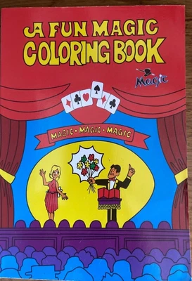 £1.99 • Buy A Fun Magic Coloring Book- Great Magic Trick For Kids And Adults Alike