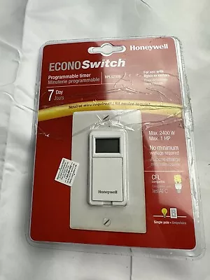 New Honeywell Home RPLS730B Econo Switch 7-Day Programable Neutral Wire Required • $17.99