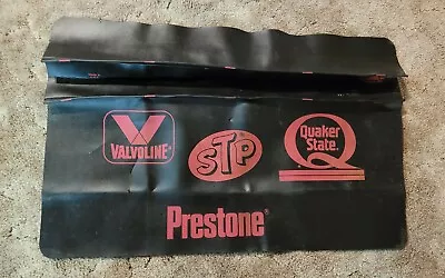 Vintage Stp - Quaker State - Valvoline - Prestone Fender Cover. Hot Rod Car Show • $49.99