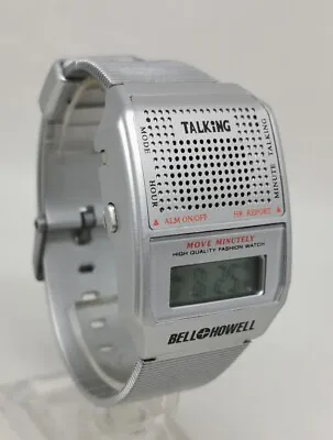 £15 • Buy Bell Howell Talking Watch Ultra Rare New Battery Digital Space Age Looking Watch