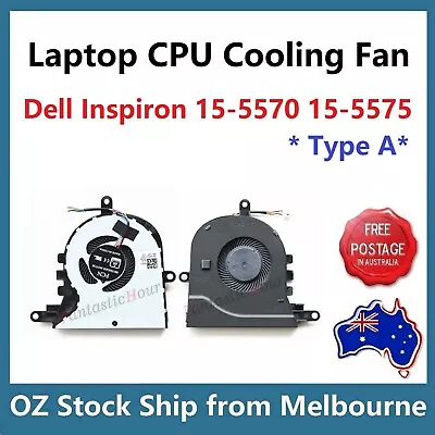 CPU Cooling Fan Dell Inspiron 15-5570 15-5575 15 5570 5575 P75F001 P75F002 P75F • $19