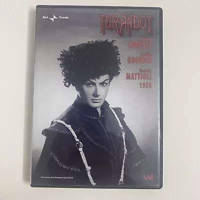 Turandot (DVD 1958) Giacomo Puccini Franco Corelli Lucille Udovich Renata Matti • $22.99