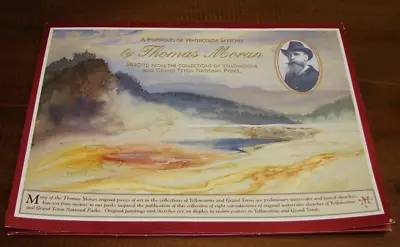 A Portfolio Of Watercolor Sketches By Thomas Moran Signed By ArtistYellowstone • $29.99