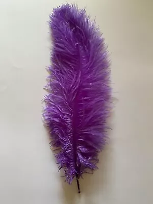 Ten (10 ) Purple Blondine Ostrich Feathers 35-40cm First Grade • $29.50