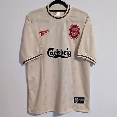 FC Liverpool Retro Jersey 1996/97 Robby Fowler Away Men's L • $79