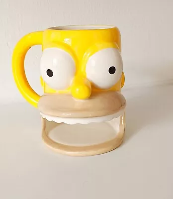 Homer Simpson Cookie Holder 3D Mug - 2007 Fox Matt Groening - The Simpsons • £9.99