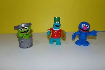 Sesame Street Muppets Marching Band Cookie Monster W/ Cymbals PVC W/Oscar Grover • $14.43